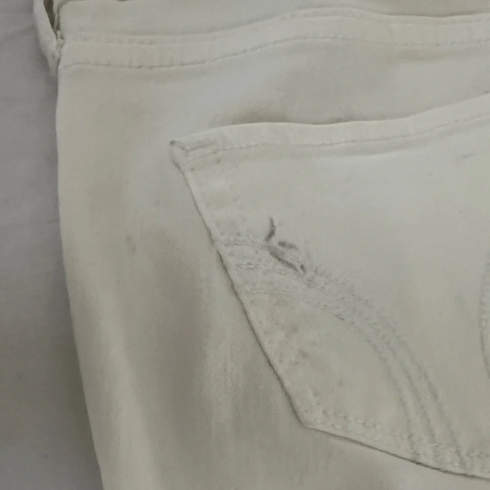 Y2K 2007 Hollister White Skinny Jeans with Front Zip Pockets - Picture 11 of 13